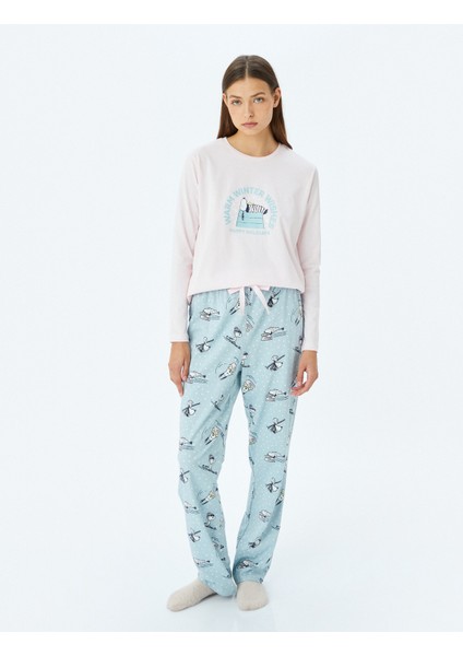 Lisanslı Pamuklu Snoopy Pijama Takımı modelleri