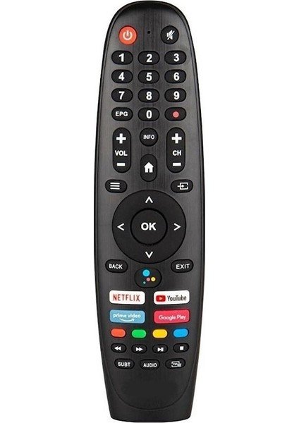 Onvo-Profilo-Saba Netflix-Youtube-Google Play-Prime Video Tuşlu Ses Komutsuz LCD LED Tv Kumanda