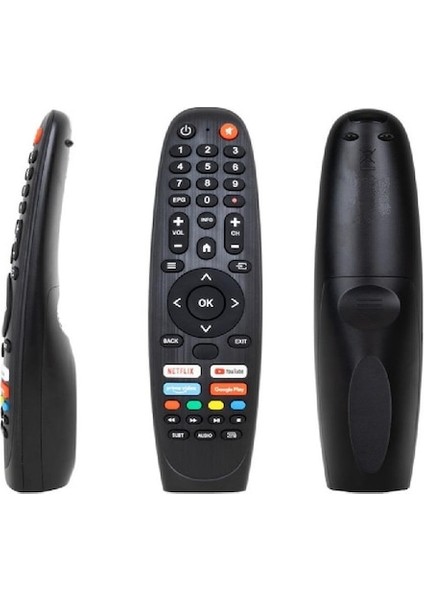 Onvo-Profilo-Saba Netflix-Youtube-Google Play-Prime Video Tuşlu Ses Komutsuz LCD LED Tv Kumanda
