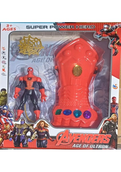 Avengerss Eldivenli Örümcek Adam Işıklı Eldivenli Örümcek Adam