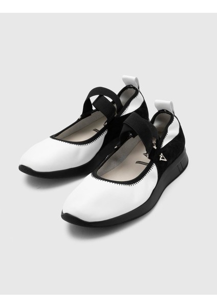 Eerin Süet Deri Kadın Beyaz Loafer Ayakkabı fiyatları