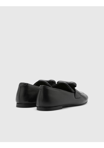 Donato Deri Kadın Siyah Loafer Ayakkabı fırsatları