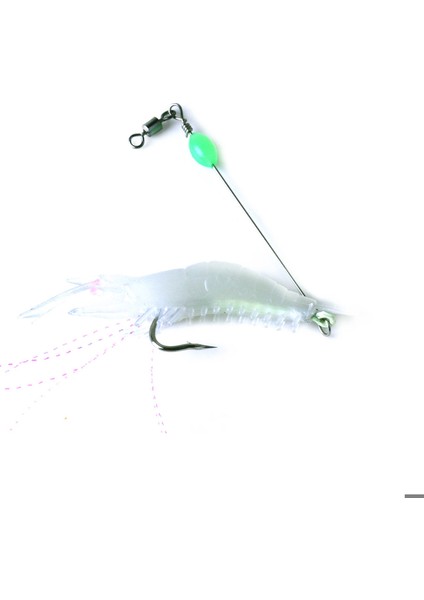 5225 Fosforlu Glow Silikon Karides 8cm.