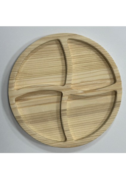 Ahşap Ladin Inci Sunum/çerez Tabağı