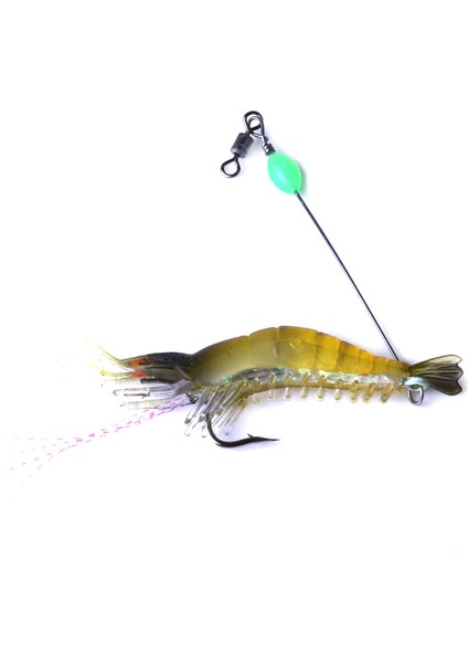 5222 Fosforlu Glow Silikon Karides 8cm.