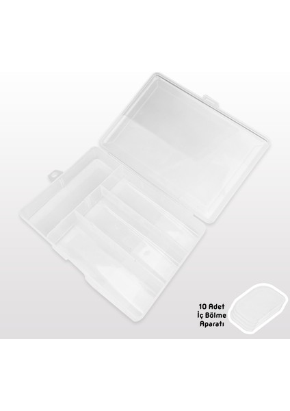 Balıkçı Silikon Yem ve Malzeme Kutusu (SH-010)