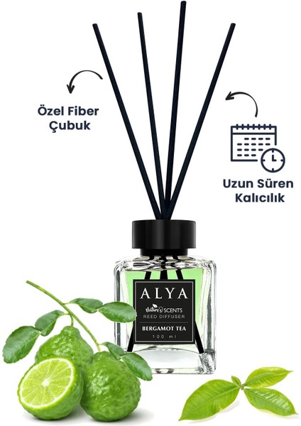 Nature\'s Scents Bergamot Tea Bambu Çubuklu Oda Kokusu- Bergamotlu Çay Kokusu