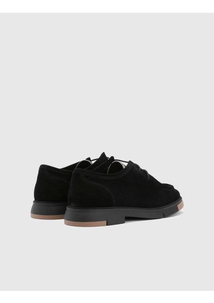 Ferguson Hakiki Süet Deri Kadın Siyah Oxford Ayakkabı indirimleri