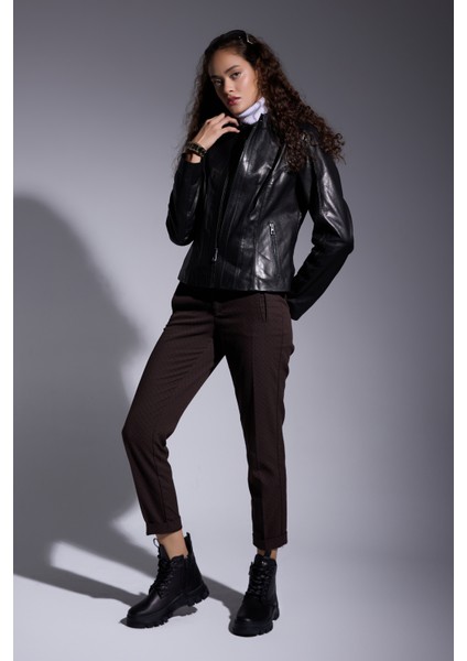 Angelika Deri Bağcıklı Kadın Bot