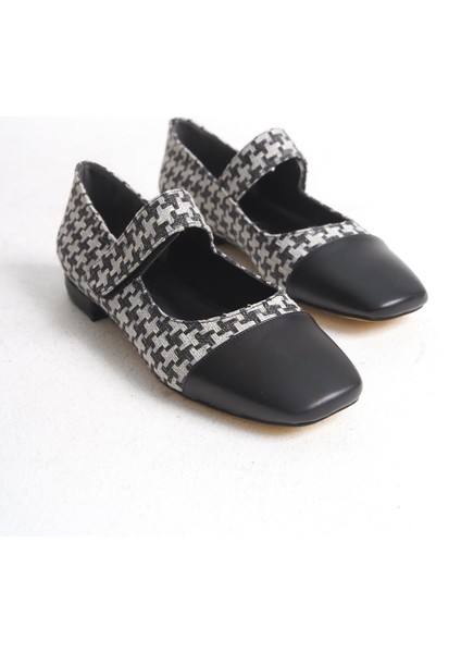 Grace Siyah Kazayağı Kadın Babet