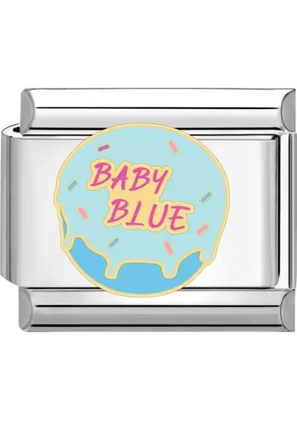 Baby Blue Font Charm