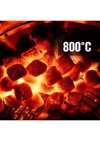 Briket Mangal Kömürü 3 kg Özel Koruma Kutulu Tozsuz Dumansız A+++ Kalite