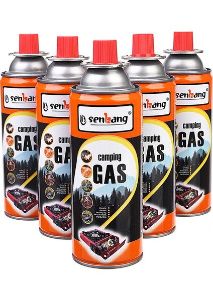 Kamp Ocak Gazı Valfli Kartuş 227GR - 5 Adet