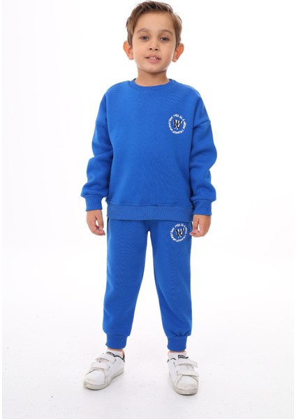 Erkek Çocuk Nakışlı Eşofman Takım