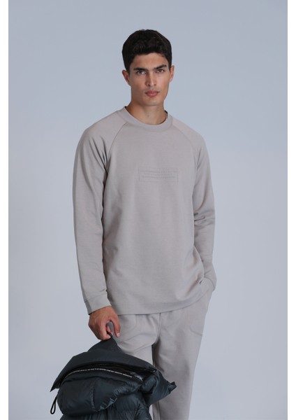 Lınes Erkek Sweatshirt Taş