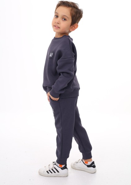 Erkek Çocuk Nakışlı Eşofman Takım modelleri