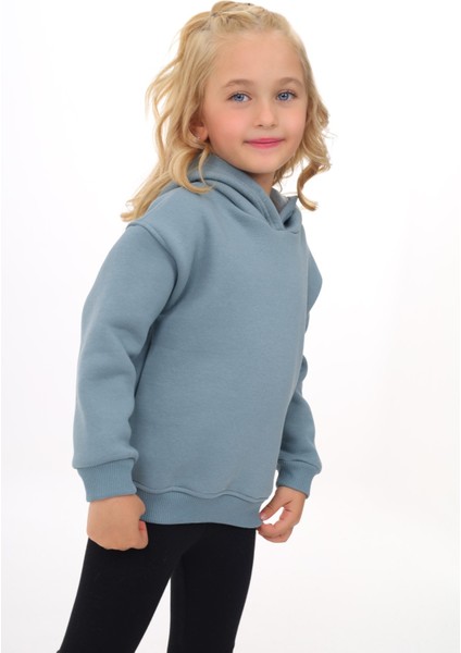 Kız Çocuk Baskılı Sweatshirt