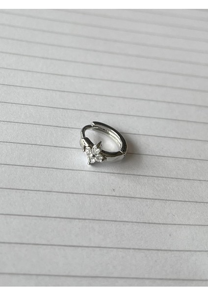 Halka Minik Çiçek Piercing