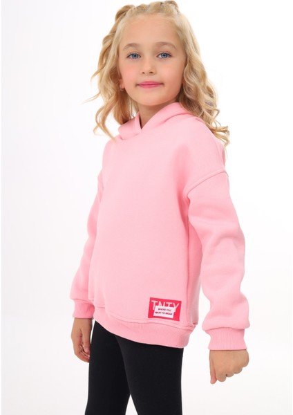 Kız Çocuk Baskılı Sweatshirt