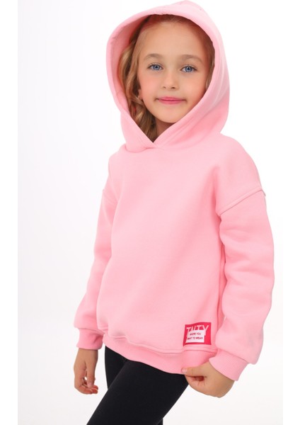 Kız Çocuk Baskılı Sweatshirt