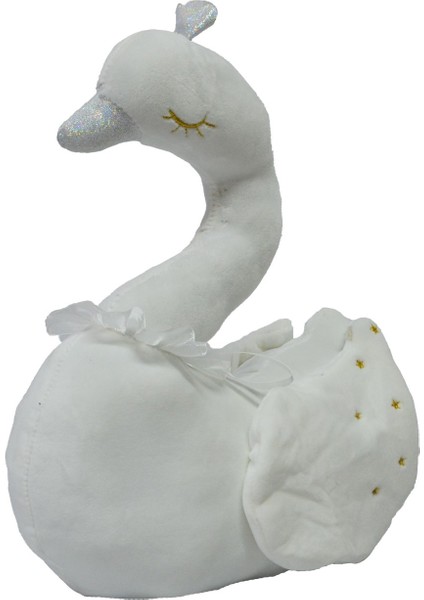 Peluş Çift Kuğu Yastık 27X35 cm fiyatları