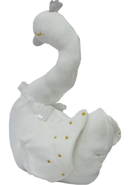 Peluş Çift Kuğu Yastık 27X35 cm modelleri