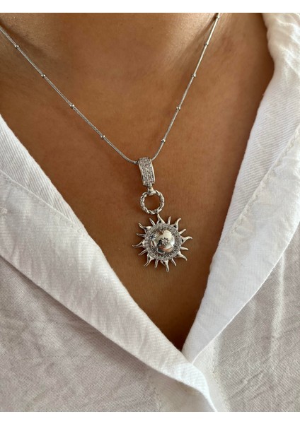 Sun Star Kolye Silver