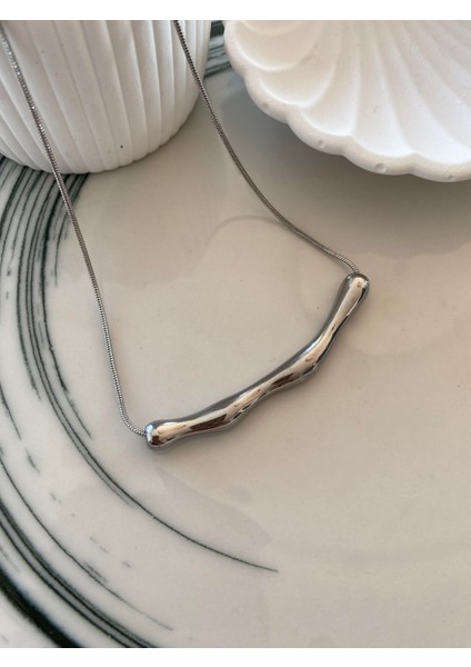 Bamboo Kolye Silver
