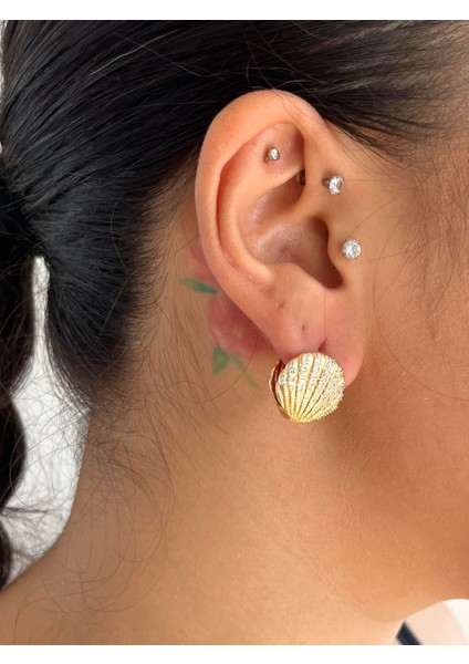Love Sea Shell Küpe