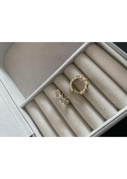 Xo Halka Küpe 14K Gold