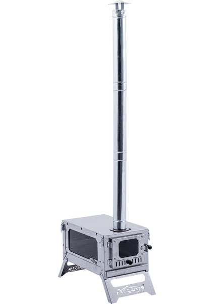 Konteyner ve Kamp Sobası Krom (ARG-004)