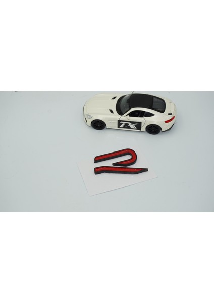 R Line Yeni Nesil Bagaj Kırmızı Logo Arma Volkswagen Ile Uyumlu