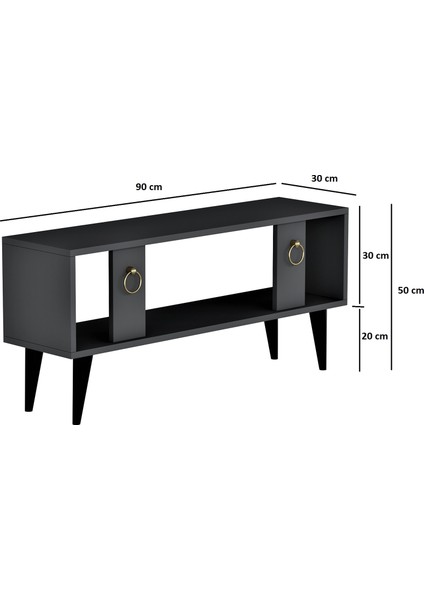 Demonte Decor Peradd Tv Sehpası Antrasit