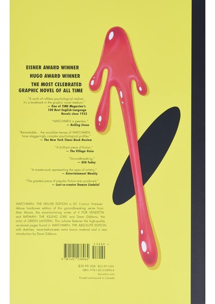 Watchmen The Deluxe Edition Dc Comics Hardback