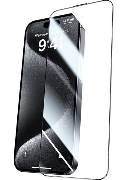 PF-6861 Apple iPhone 16 Plus Şeffaf Kırılmaz Cam