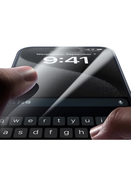PF-6861 Apple iPhone 16 Plus Şeffaf Kırılmaz Cam
