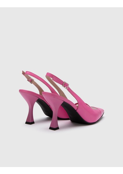 Pedro Deri Kadın Pembe Topuklu Sandalet fırsatları