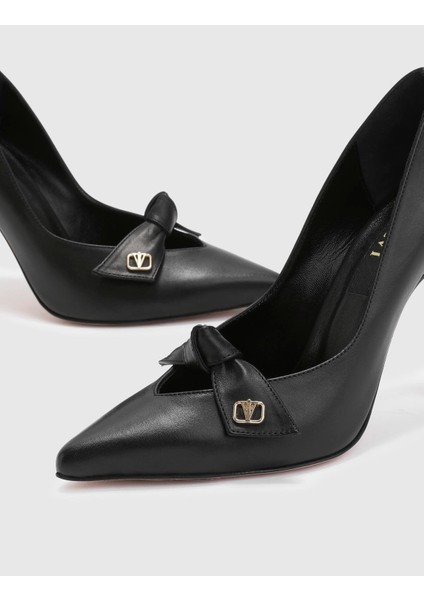 Betty Hakiki Deri Kadın Siyah Topuklu Ayakkabı fiyatları