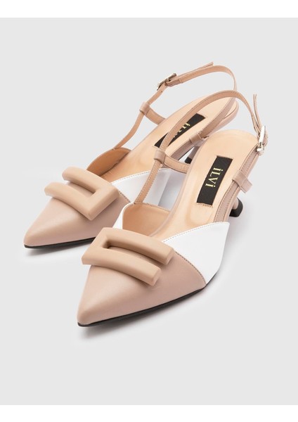 Celtıs Hakiki Deri Kadın Vizon Topuklu Sandalet fırsatları