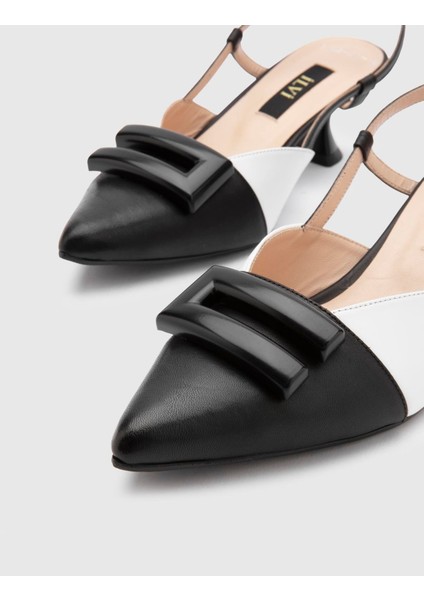 Celtıs Hakiki Deri Kadın Siyah Topuklu Sandalet fırsatları
