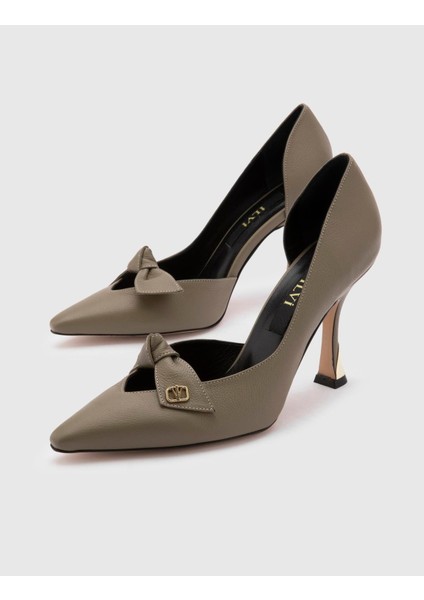 Gurley Floter Deri Kadın Haki Topuklu Sandalet fiyatları