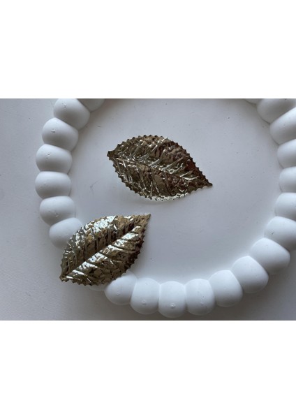 Yaprak Küpe Silver