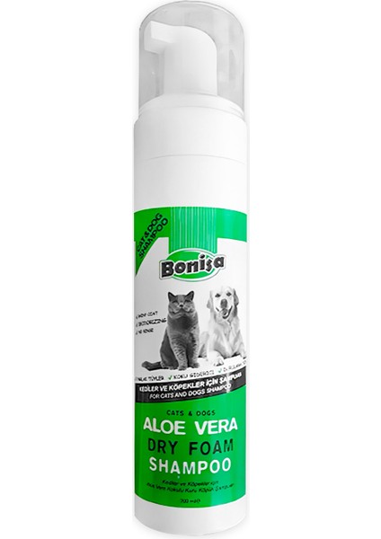 Kedi ve Köpek Köpük Şampuan 200ML Aloevera Kokulu