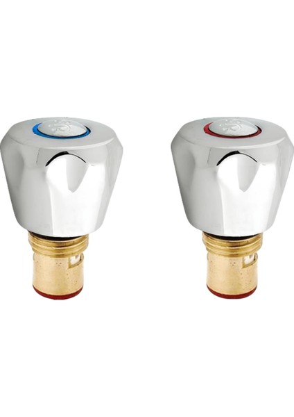 Musluk Başlığı Kafası Aç Kapa Pratik Salmastra 2 Adet Batarya Yedek Başlık Set