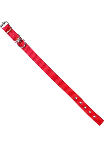 Savex Dokuma Köpek Boyun Tasması Kırmızı 3*60 cm