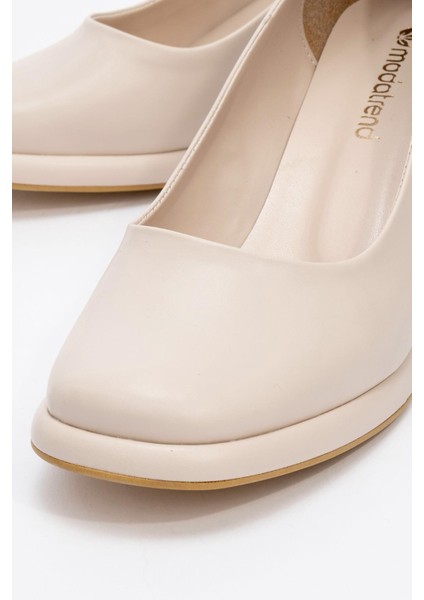 Kadın Topuklu Ayakkabı Ten Cilt modelleri