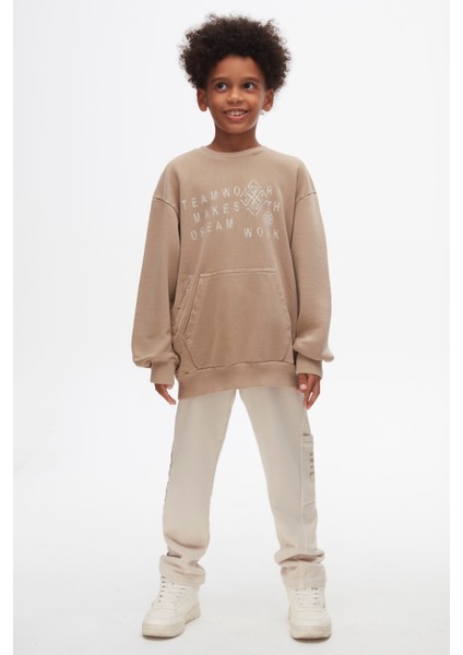 67309 Erkek Çocuk Gri Vector Pantolon