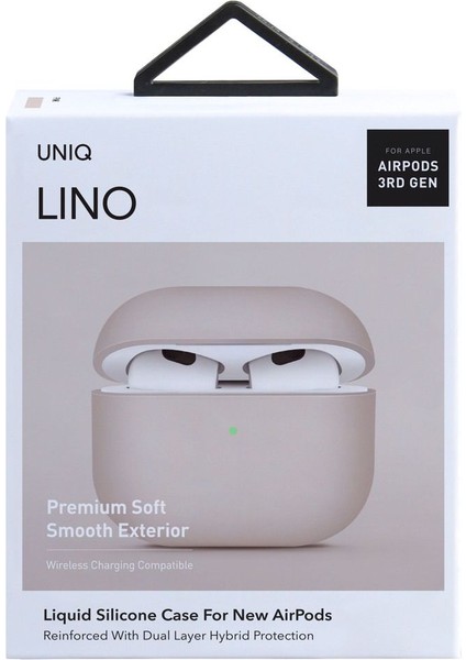 Airpods 4 (4.Nesil) Uyumlu Kılıf Lino Serisi Silikon Kablosuz Şarj Destekli Koruyucu