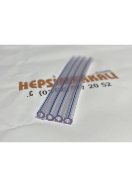 Şeffaf Hava Hortumu 25 cm (Kısa) 4 Adet - KP01039