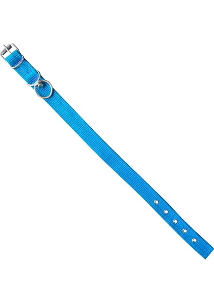 Savex Dokuma Köpek Boyun Tasması Mavi 2.5*50 cm